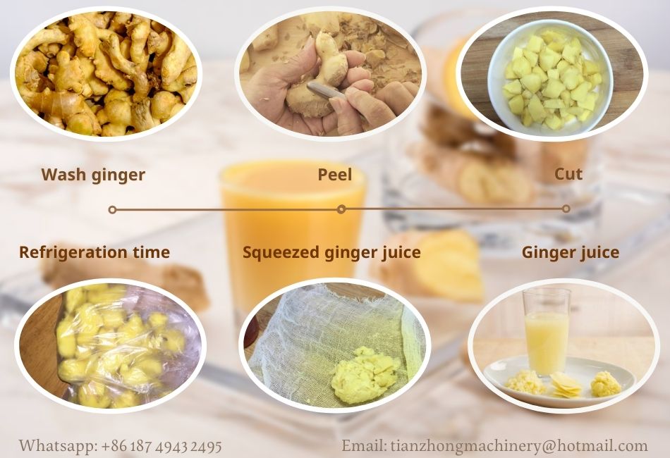 how to extract ginger juice