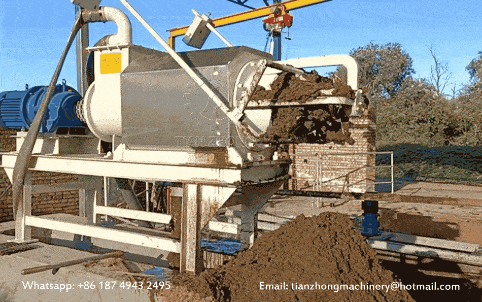 poultry manure dewatering machine